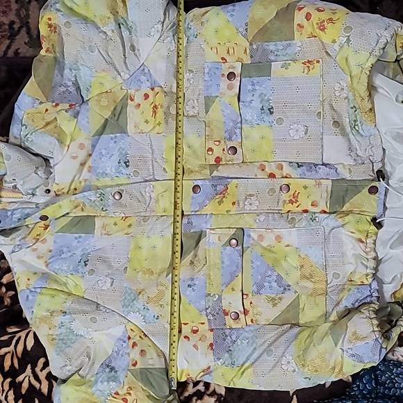 Urban Outfitters Kit Printed Nylon Puffer Jacket size S - Picture 7 of 8